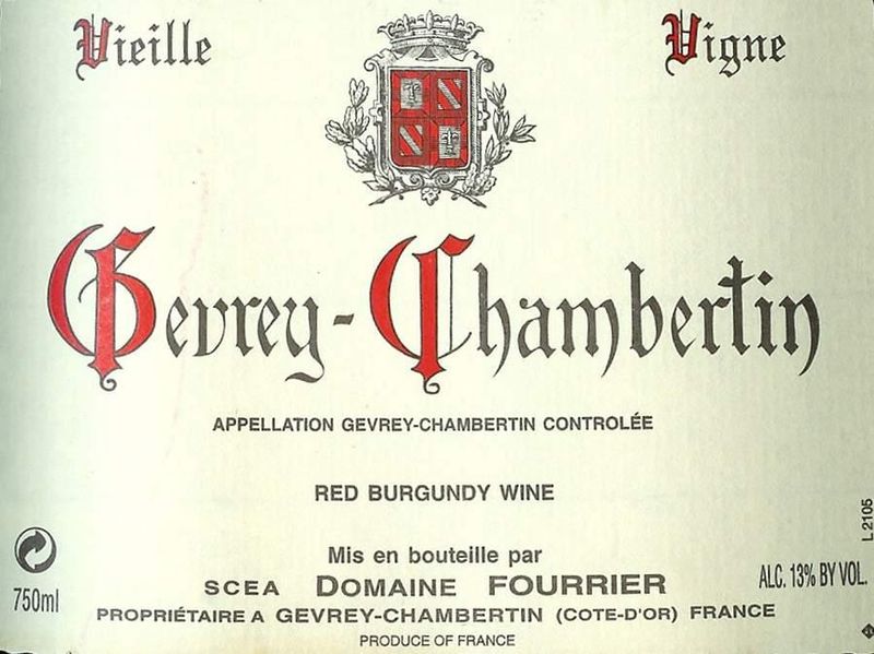 Fourrier Gevrey-Chambertin Vieilles Vignes VV 2023 750ml