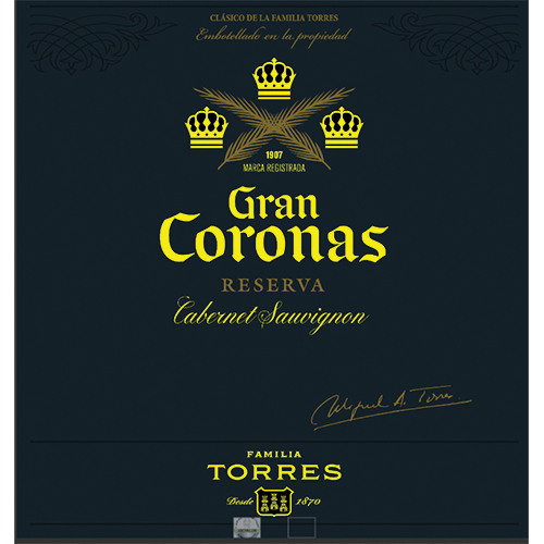 Torres Gran Coronas Cabernet Sauvignon Reserva DO Penedès 750ml
