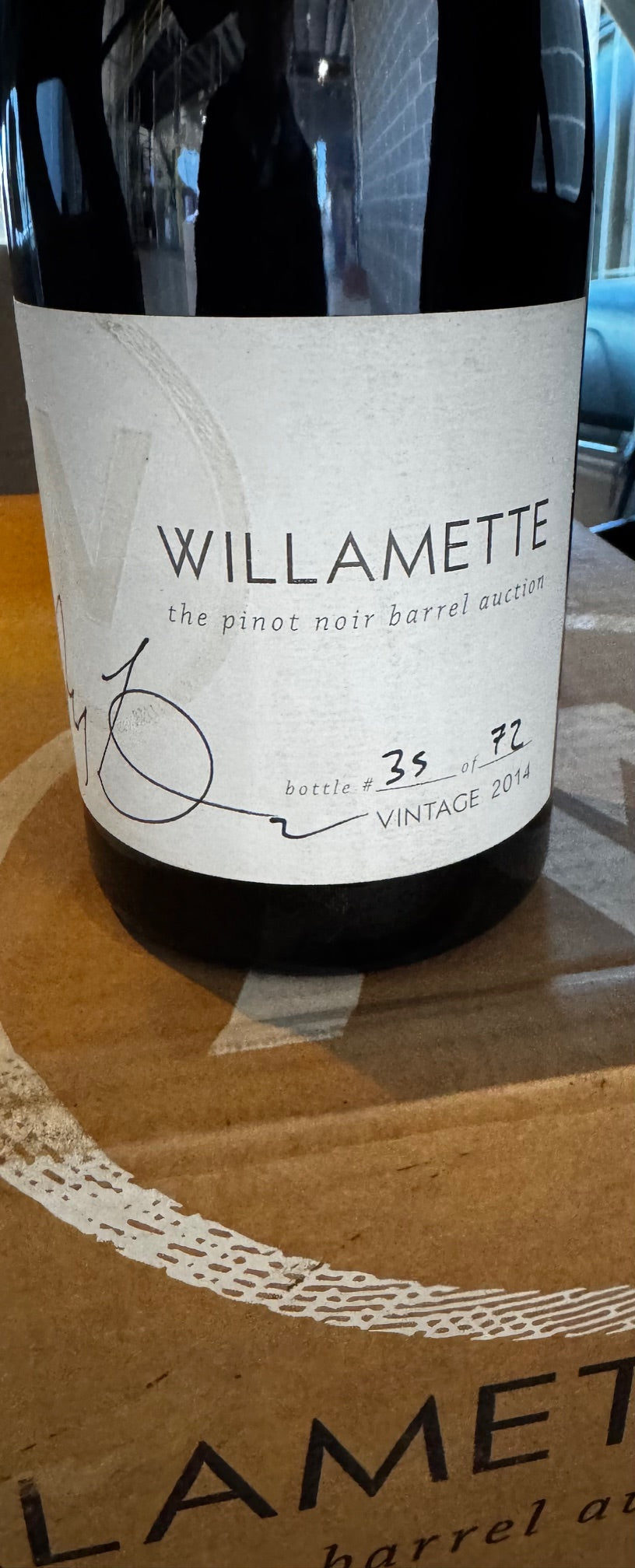 Domaine Serene "Willamette Pinot Noir Barrel Auction" 2014 Evenstad Estate Pinor Noir Dundee Hills  750ml +14%