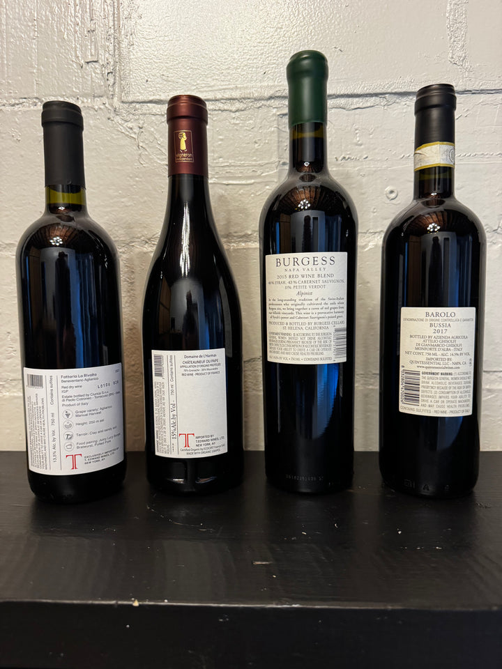 Rare Reds & Iconic Terroirs – 4 Bottle Bundle