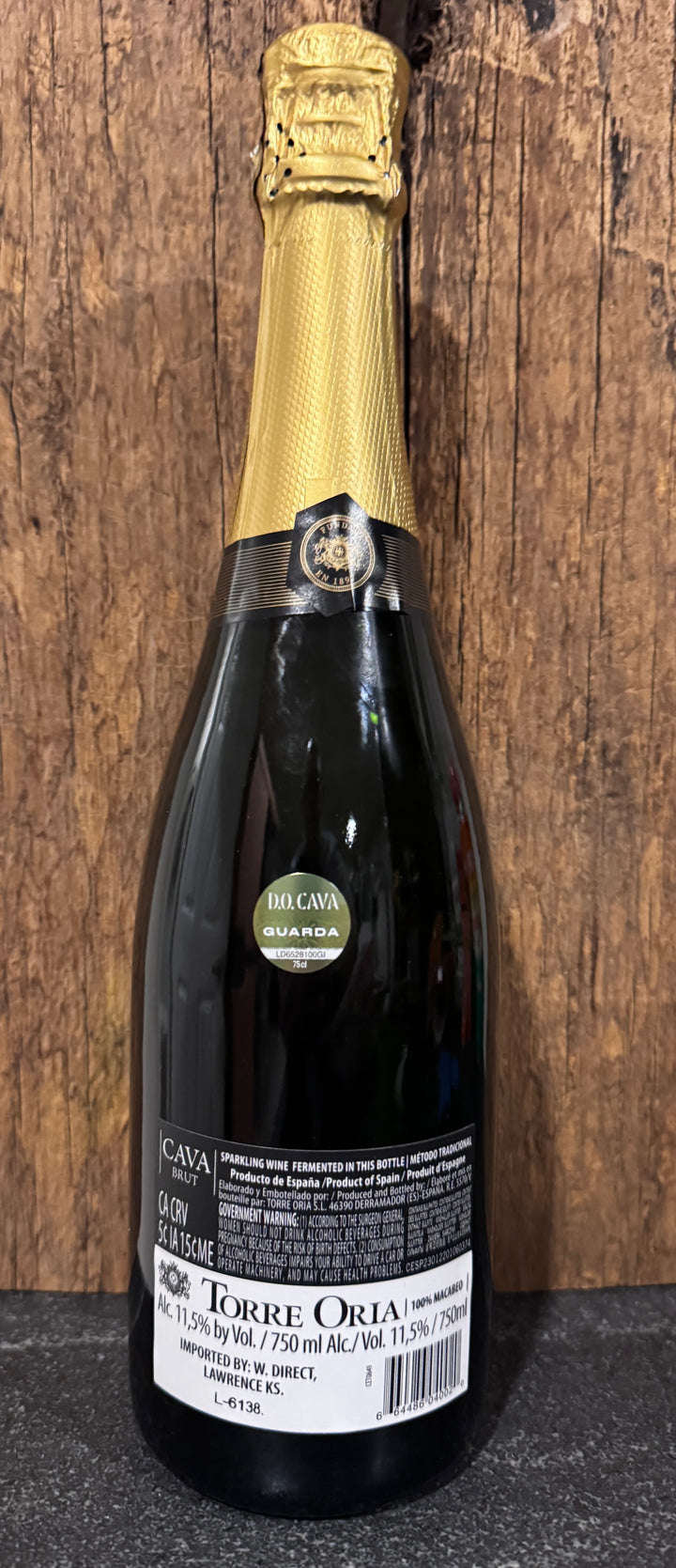Bodegas Torre Oria Cava Brut 750ml