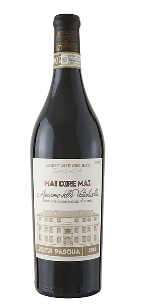 Pasqua 'Mai Dire Mai' Amarone della Valpolicella  2013 750ml +14%